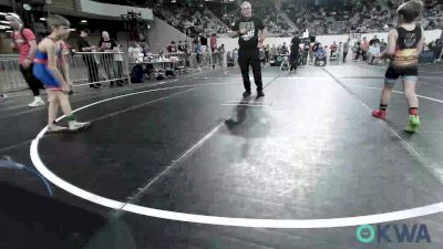 67 lbs Round Of 16 - Lachlan Forrest, Northeast Take Down Club vs Colson Beckley, Team Tulsa Wrestling Club