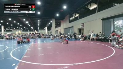 144 lbs Cons. Round 4 - Jack Creaser, Florida Pitbulls vs Demorius Ford, Nashville Wrestling Club