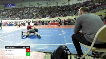 130 lbs Consi Of 32 #1 - Mason Vitle, Wagoner vs Aden Forbeck, PC Takedown