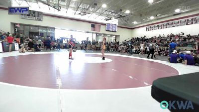 75-80 lbs Rr Rnd 2 - Sutton Moore, Perry Wrestling Academy vs Paisleigh Carpenter, Midwest City Bombers Youth Wrestling Club