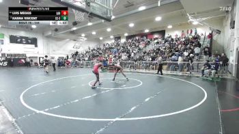 144 lbs Champ. Round 1 - Luis Meggs, Lancaster vs Hanna Vincent, Calvary Chapel/SA