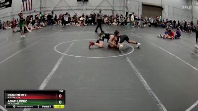 110 lbs Round 1 (4 Team) - Ryan Mertz, Buxton vs Adam Lopez, PA Alliance