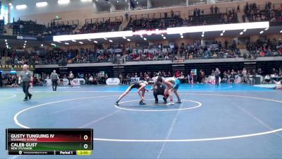 119 lbs Quarterfinal - Caleb Gust, New Stuyahok vs Gusty Tunguing IV, Koliganek School