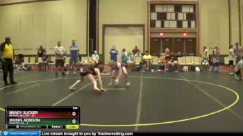 105 lbs Quarterfinals (8 Team) - Brady Slicker, Revival Yellow vs Rivers Addison, Buxton USA