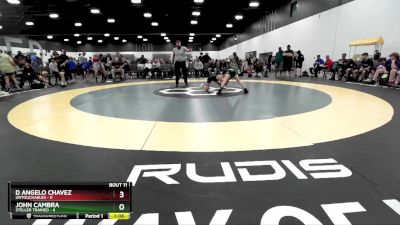 70 lbs Placement Matches (8 Team) - D Angelo Chavez, Untouchables vs John Cambra, Steller Trained