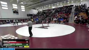 141 lbs Cons. Semi - Joshua Fuentes Norikiyo, San Francisco St. vs Randy McDonald, Simon Fraser