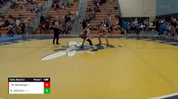 115 lbs Cons. Round 3 - Mason Boulanger, X-Factor Elite vs Brett Johnson, Southern Iowa Outlaws Wrestlin