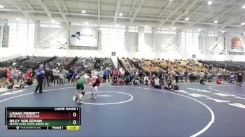 145 lbs Champ. Round 1 - Riley Walseman, Beaver River Youth Wrestling vs Logan Merritt, BH-BL Youth Wrestling