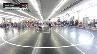 95 lbs Consi Of 4 - Zekial Soltau, Syracuse vs Weston Mehlenbacher, Atlanta