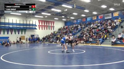 JV-6 lbs Round 2 - Cam Sweat, Clear Creek-Amana vs Jonah Clemons, Center Point-Urbana