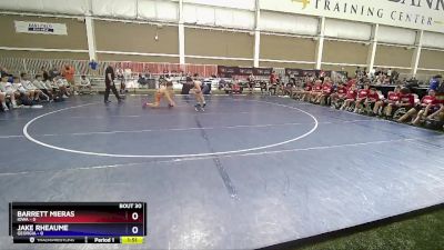 165 lbs Placement Matches (16 Team) - Barrett Mieras, Iowa vs Jake Rheaume, Georgia