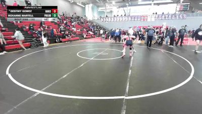 115 lbs Cons. Round 3 - Destiny Gomez, El Paso Hanks vs Roxanne Martell, El Paso Parkland