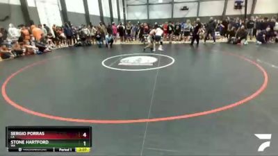 145 lbs Champ. Round 2 - Sergio Porras, CA vs Stone Hartford, WA