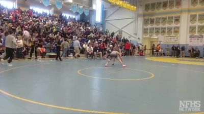 132 lbs Cons. Round 2 - Nick DiTomasso, St Georges Tech HS vs Dylan Delcollo, Delaware Military Academy