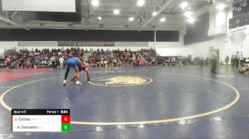 150 lbs Cons. Round 1 - Albert Gonzales, Central Valley vs Jaiden Cubias, Valencia (Placentia)