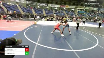 144 lbs Consi Of 4 - Jalen Gonzales, Elevated Wrestling vs Tommy Dalton, Green River HS