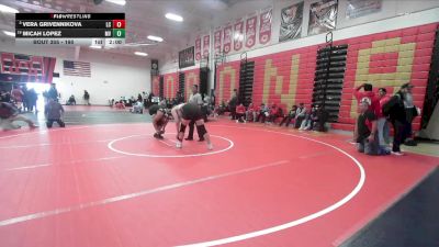 190 lbs Champ. Round 2 - Vera Grivennikova, La Canada vs Micah Lopez, Murrieta Valley