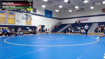 165 lbs Round 3 (6 Team) - Hayden Taylor, Iowa Central Community College vs Luke Arthur, Northeastern Junior College