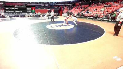 2A 157 lbs Champ. Round 1 - Frank Miceli, Chicago (Brother Rice) vs Nicholas Hartley, Jerseyville (Jersey)