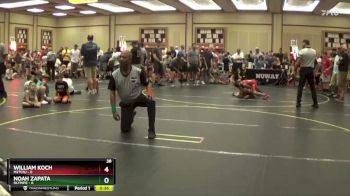 52 lbs Round 4 (6 Team) - Noah Zapata, Olympic vs William Koch, M2TCNJ