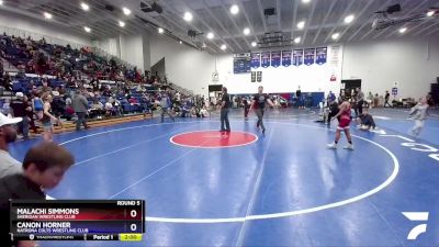 83 lbs Round 5 - Malachi Simmons, Sheridan Wrestling Club vs Canon Horner, Natrona Colts Wrestling Club