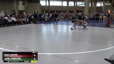 75 lbs Cons. Round 3 - Aksyl Hooper, Mcminn Tribe Wrestling Club vs James Johnstone, Stronghold Wrestling Club