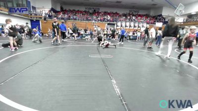 55 lbs Quarterfinal - Beau Bloyed, Carl Albert vs Axel Gibson, Team Guthrie Wrestling