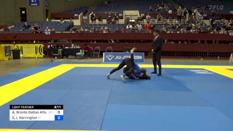 Aria Bronte Gaitan Altuna vs Samantha L Harrington 2024 Pan IBJJF Jiu-Jitsu No-Gi Championship