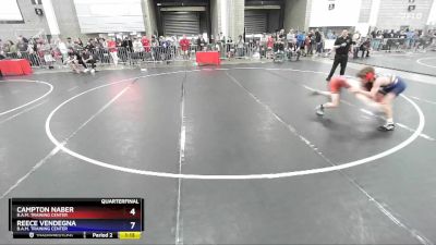 97 lbs Quarterfinal - Campton Naber, B.A.M. Training Center vs Reece Vendegna, B.A.M. Training Center