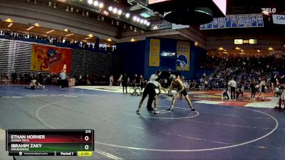 215 lbs Champ. Round 1 - Ibrahim Zaky, Woodgrove vs Ethan Horner, Sussex Tech