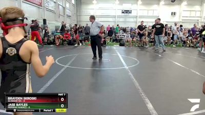 52 lbs Round 3 (8 Team) - Andrew Huffman, Meridian Maniacs vs Quinten Berger, Glasgow WA