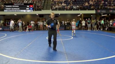 80 lbs 5th Place Match - Samuel Svitana, Truckee Wrestling Club vs Grady Glowacki, B.A.M. Training Center