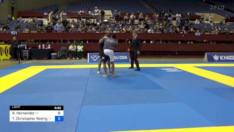 Ruben Hernandez vs Thomas Christopher Rodriguez 2024 Pan IBJJF Jiu-Jitsu No-Gi Championship