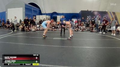 165 lbs Round 7 (8 Team) - Ayden King, Ohio Storm vs Nate Moore, Noke RTC