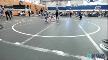 55 lbs Rr Rnd 4 - Caleb Boyd, Harrah vs Nolan Ortiz, Shelton Wrestling Academy