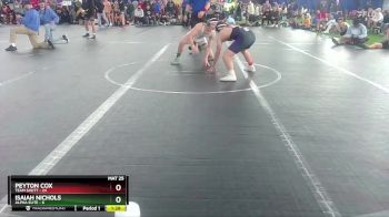 138 lbs Finals (2 Team) - Peyton Cox, Team Shutt vs Isaiah Nichols, Alpha Elite