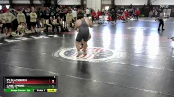 285 lbs Round 5 (8 Team) - Ty Blackburn, Juab vs Gabe Simons, Millard