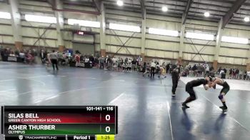 116 lbs Champ. Round 1 - Asher Thurber, Olympus vs Silas Bell, Green Canyon High School