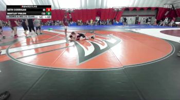 106 lbs Semis & Wb (16 Team) - Bentley Fields, Illinois Top Dawgs Navy vs Seth Corrigan, Marathon