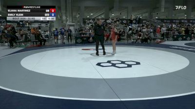 53 kg Champ. Rd Of 32 - Eliana Martinez, Grand View/Nyac vs Emily Klein, Cordoba Trained