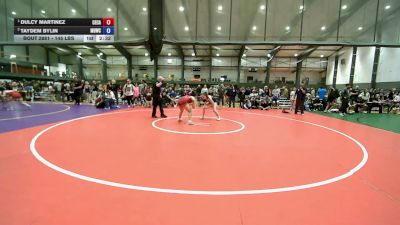 145 lbs 1st Place Match - Dulcy Martinez, Central Catholic vs Taydem Bylin, Mat Demon Wrestling Club