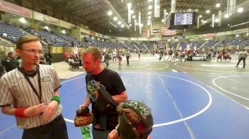 78 lbs 2nd Place - Knox Peasley, Omak Wrecking Crew Wrestling vs Logan Elliott, Windy City WC