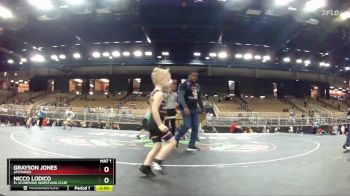 55 lbs Round 3 - Grayson Jones, JayHawks vs Nicco Lodico, Fl Scorpions Wrestling Club