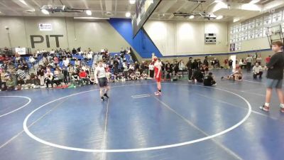 135 lbs Champ. Round 1 - Zeke Smith, Grantsville Wrestling Club vs Cole Terry, Northside Wrestling Club