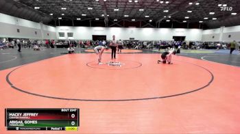 130 lbs Cons. Round 2 - Macey Jeffrey, Canyon Randall vs Abigail Gomes, Timberland