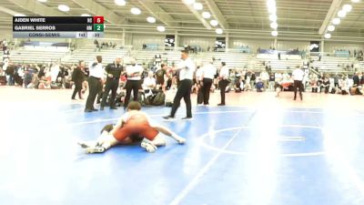 132 lbs Consolation - Aiden White, NC vs Gabriel Serros, NM