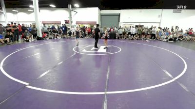 80 lbs Reed Akkerman, Wisconsin vs Teagan VanBebber, California