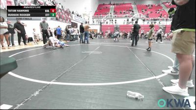 64 lbs Semifinal - Tatum Hawkins, Noble Takedown Club vs Hudson Rooker, Standfast