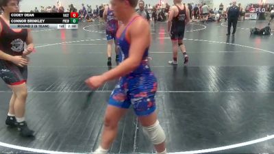 218 lbs Round 2 (8 Team) - Connor Brinkley, Precision WA vs Codey Dean, The Factory