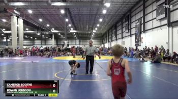 55 lbs Round 3 (4 Team) - Rowan Johnson, CAPITAL CITY WRESTLING CLUB vs Cameron Boothe, HANOVER HAWKEYE